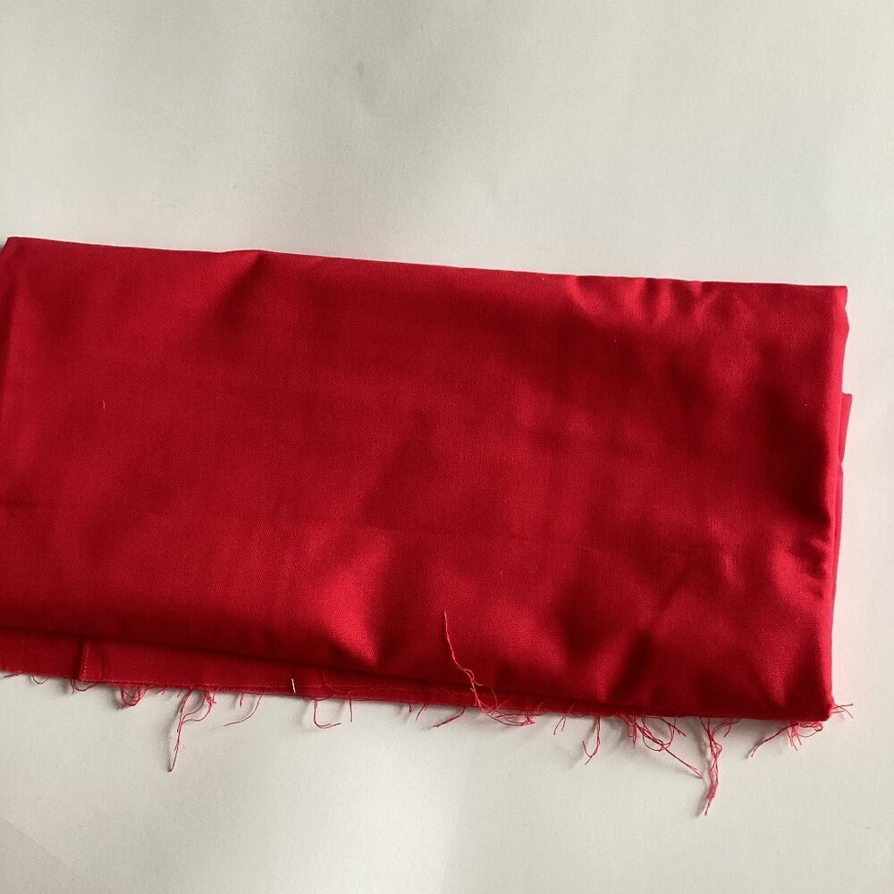 1 Piece of Red Fabric Making Clothes Sewing Crafting Dress Making